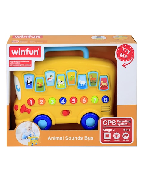 Winfun Animal Sounds Bus Toy