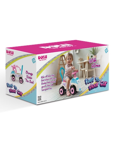 Dolu White Foot To Floor Car