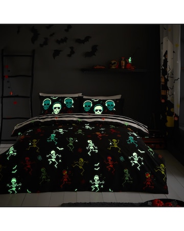 Bedlam Dancing Skeletons Duvet Cover Set