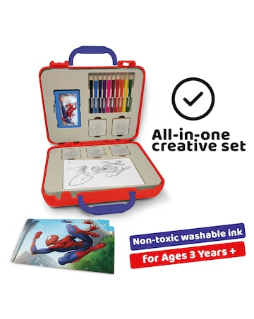 Spider-Man Colour & Stamp Set