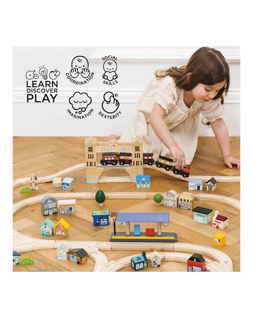 City Train Set 120pc