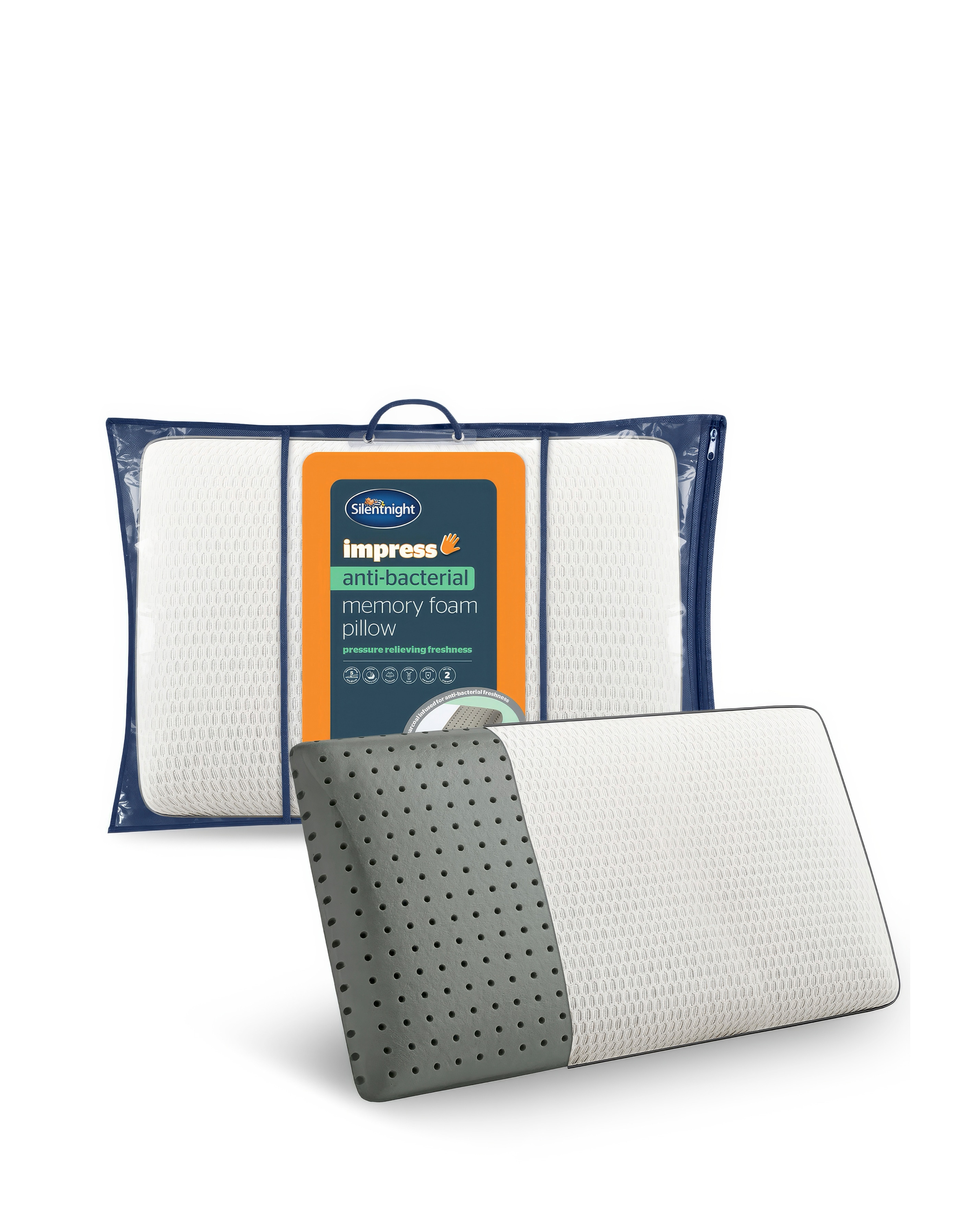 Silentnight Anti-Bac Memory Foam Pillow