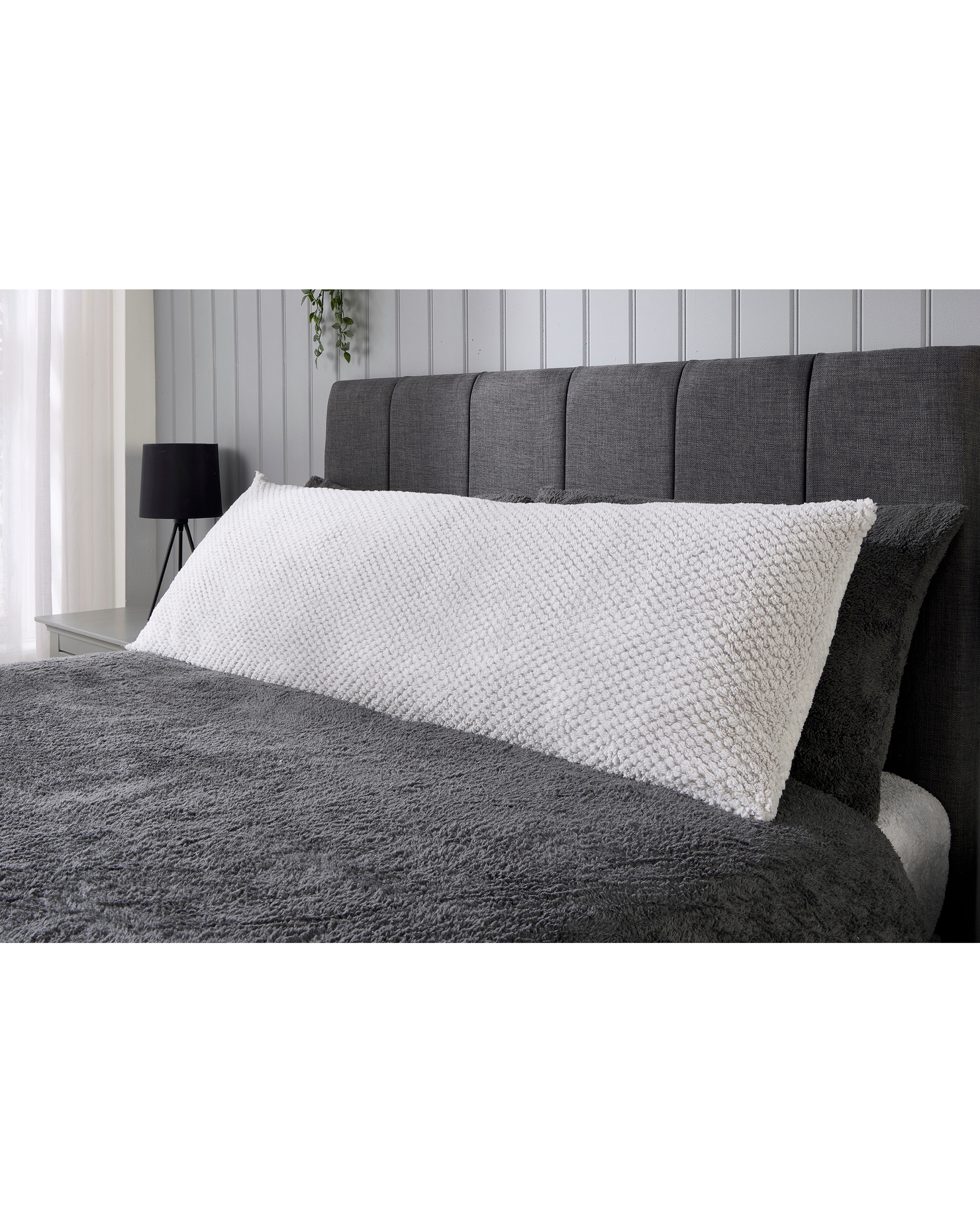 Waffle Fleece Bolster Cushion