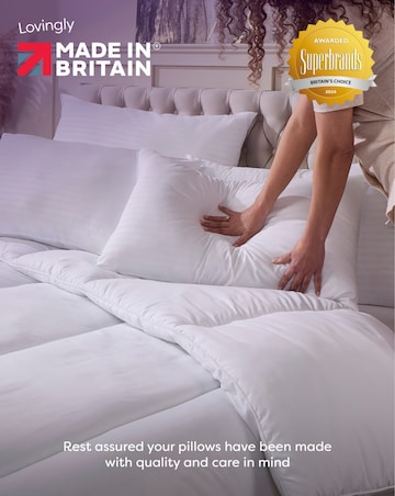 Slumberdown Comfy Home Medium Support Pillow - 2 Pack