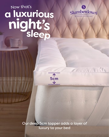 Slumberdown Sleep Soundly Luxe Comfort Deep Mattress Topper 5cm
