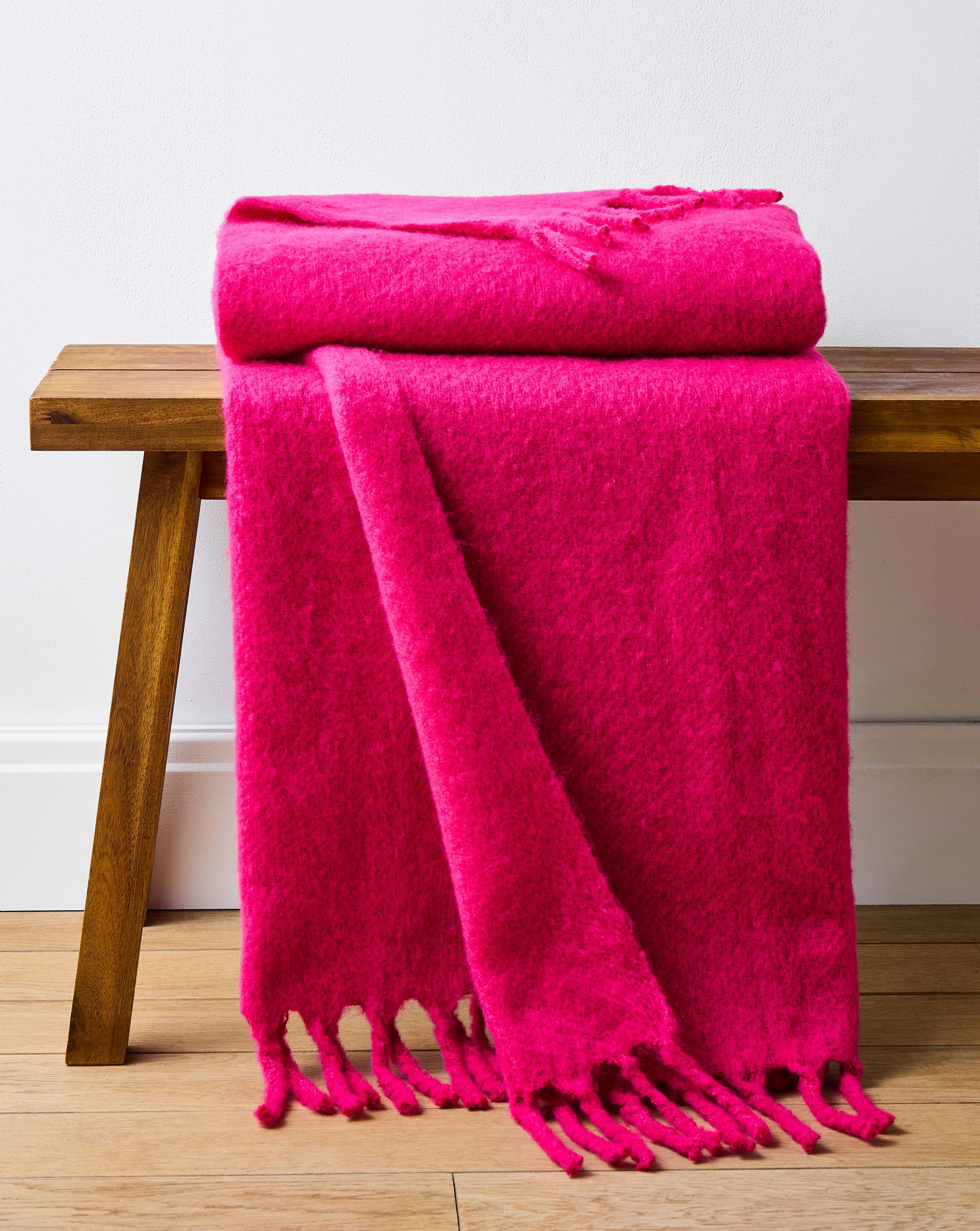 Faux Mohair Throw