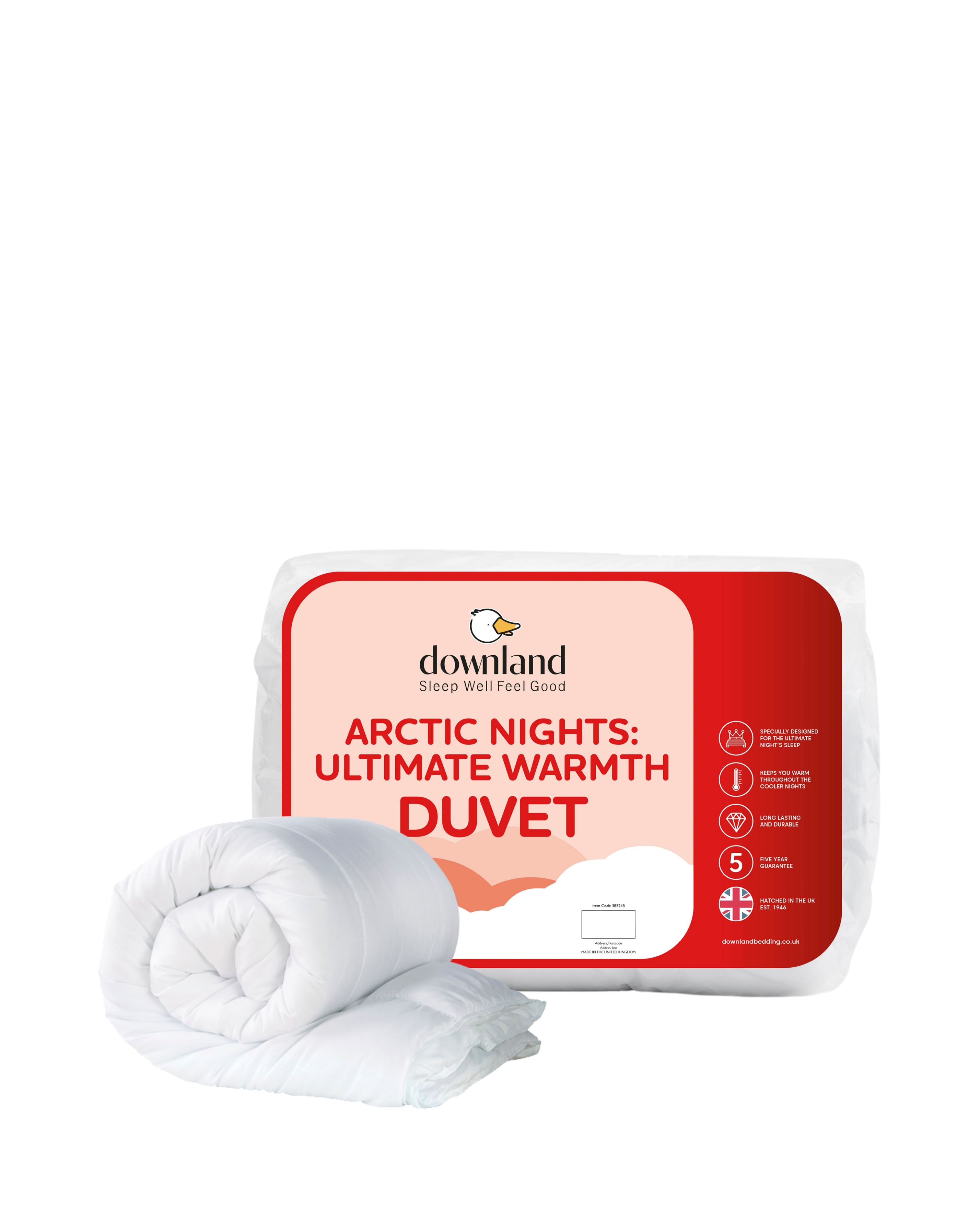 Downland Arctic Nights 18 Tog Duvet