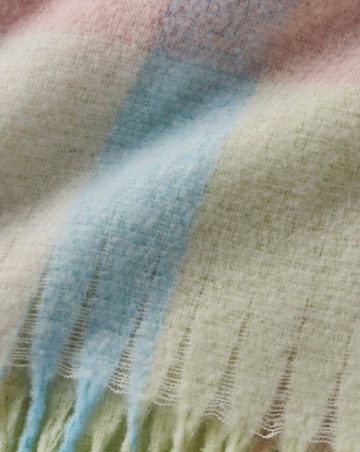 Catherine Lansfield Faux Mohair Check Throw