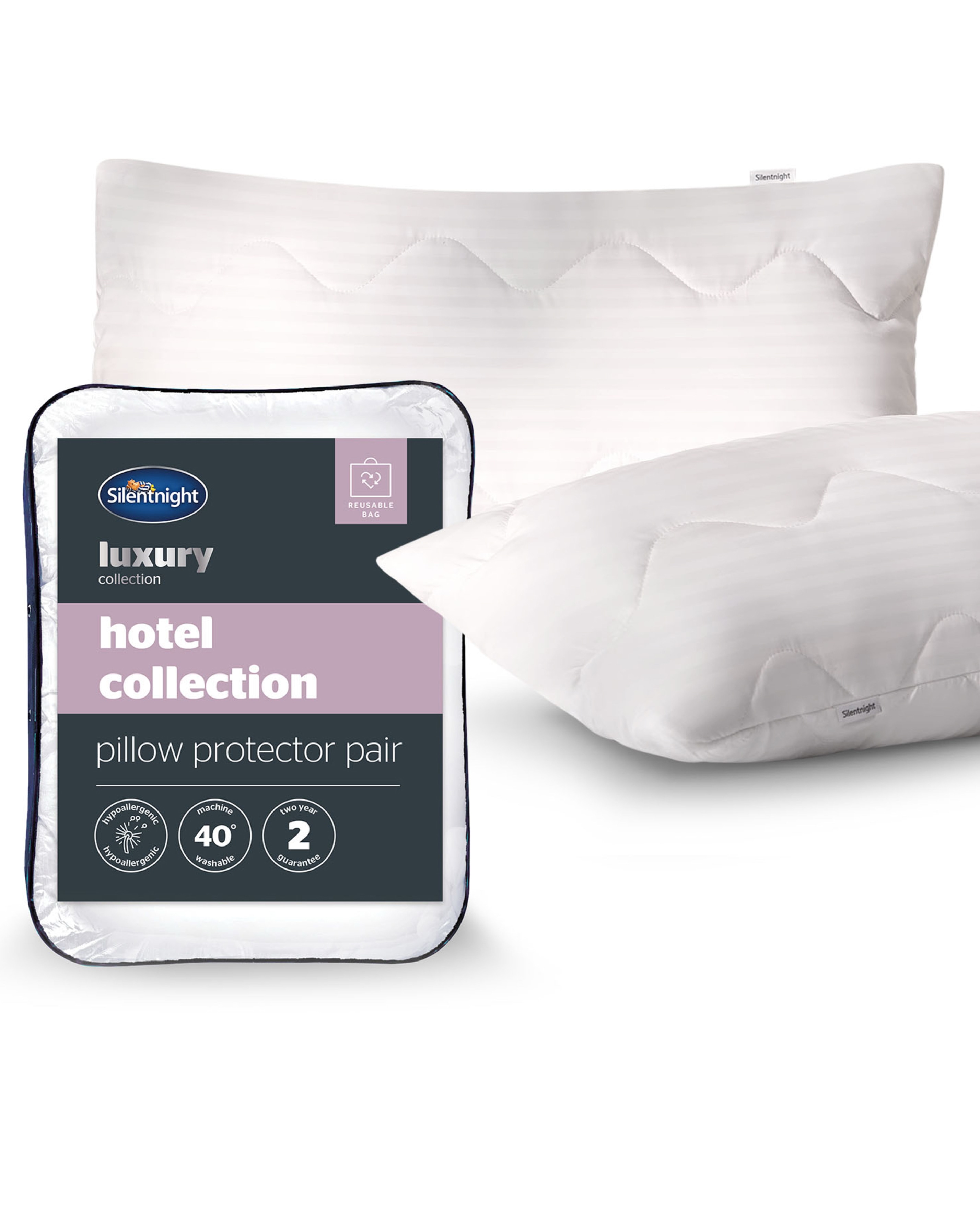 Silentnight Hotel 2PCK Pillow Protector