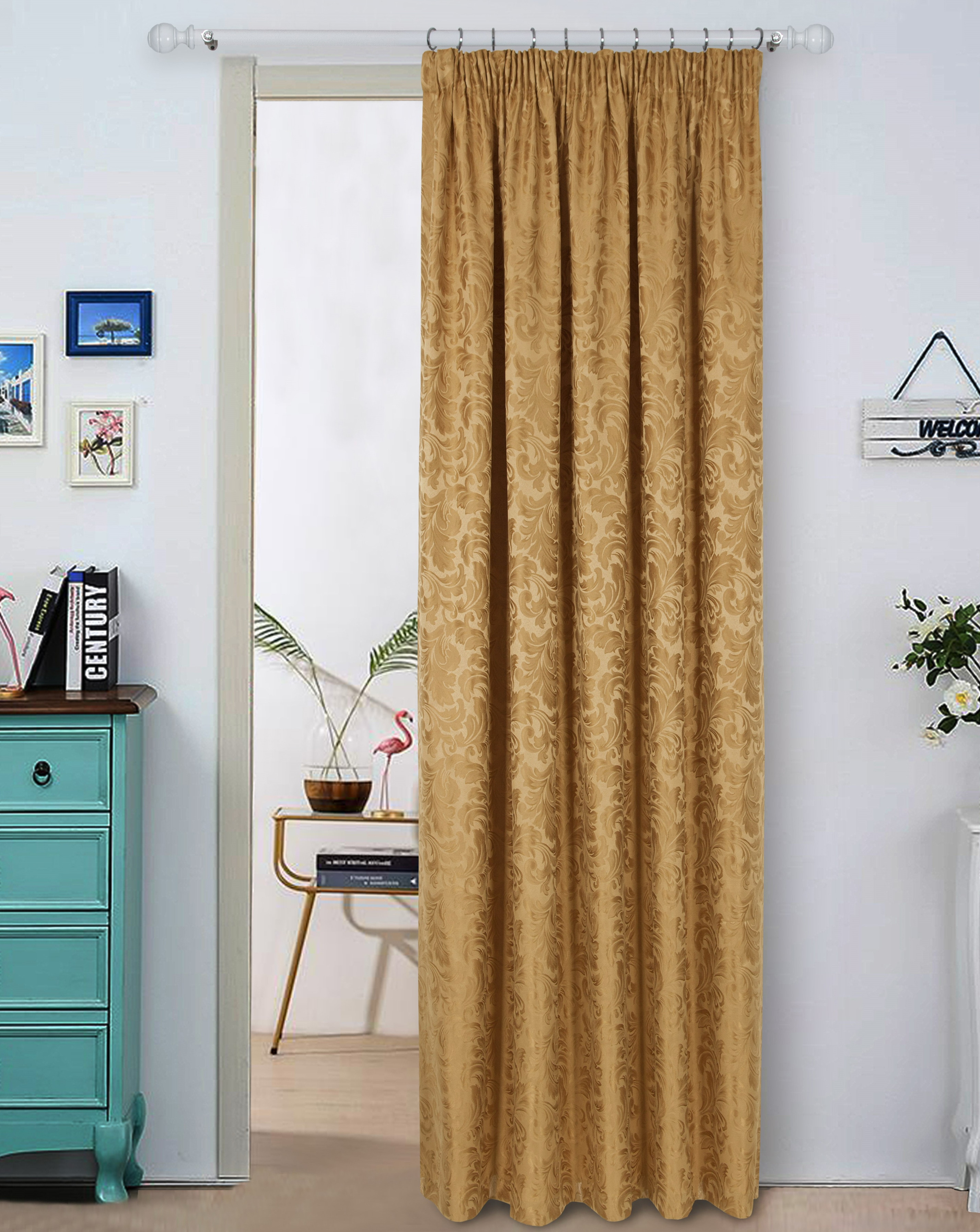 Buckingham Jacquard Door Curtain