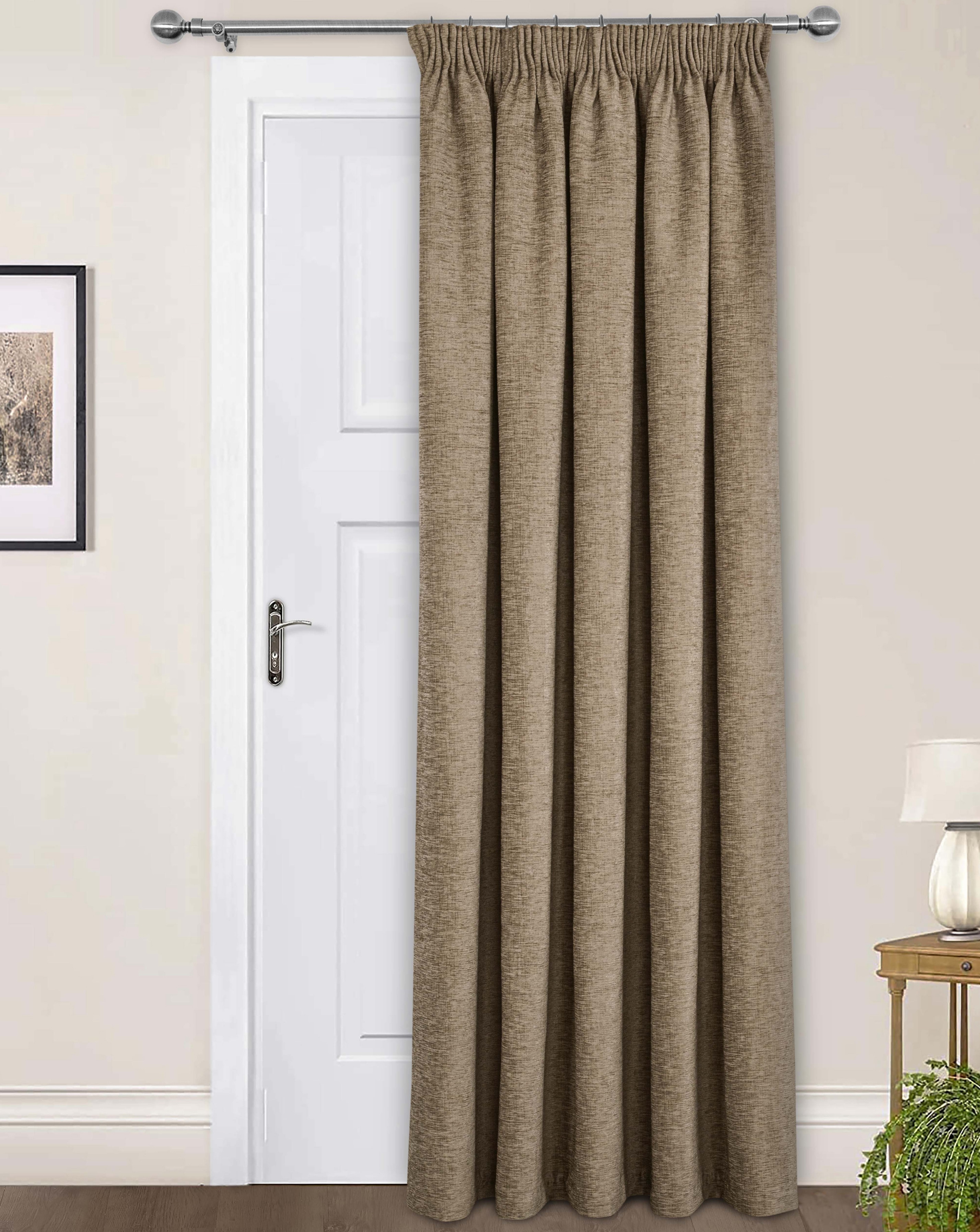 Washington Pencil Pleat Door Curtain