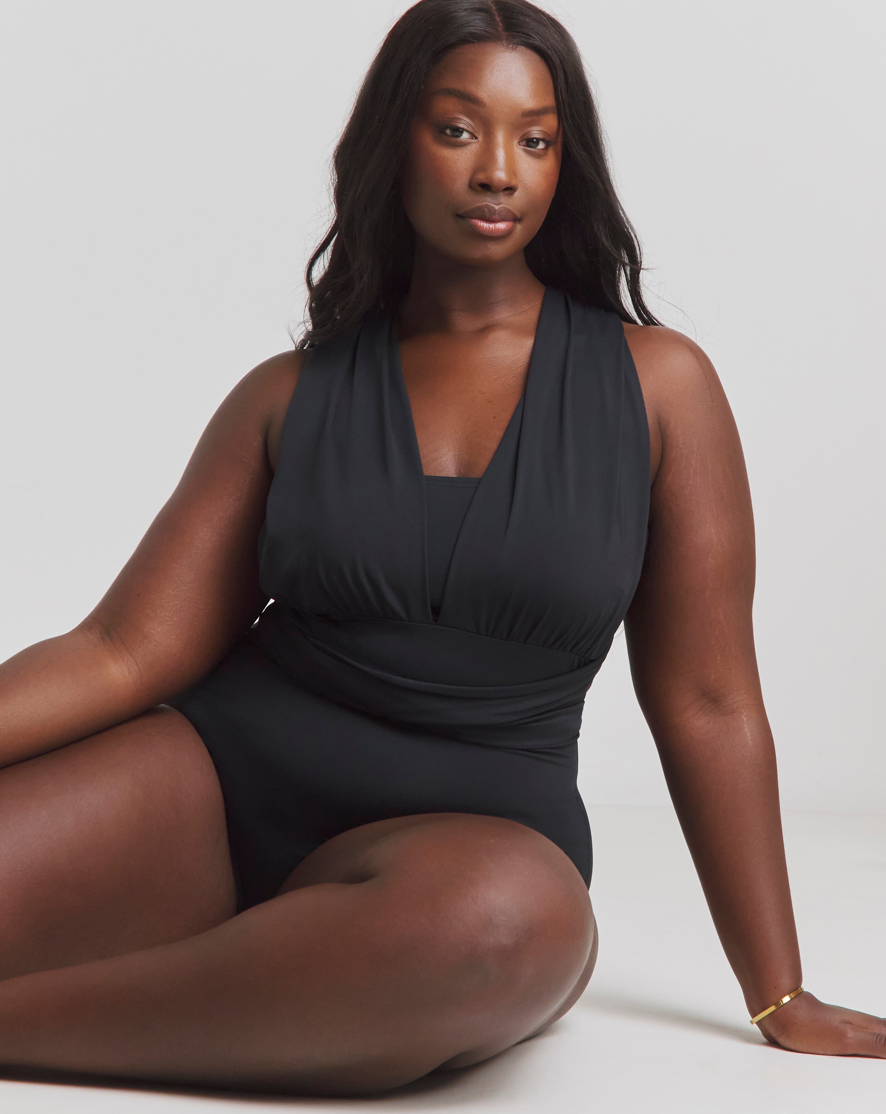 MAGISCULPT Black Convertible Swimsuit