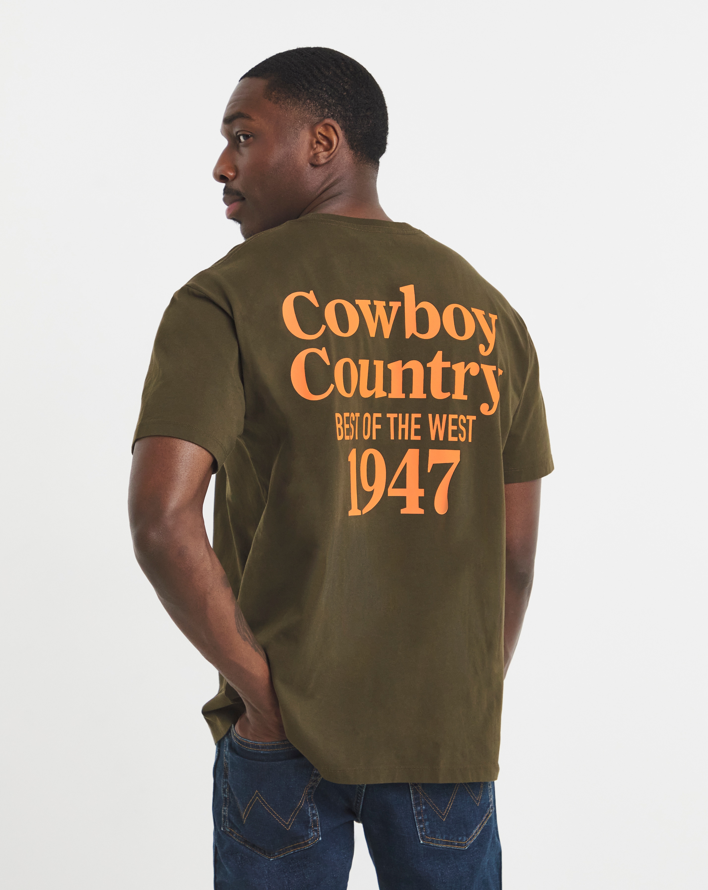 New In - Wrangler Vintage T-Shirt - Brown