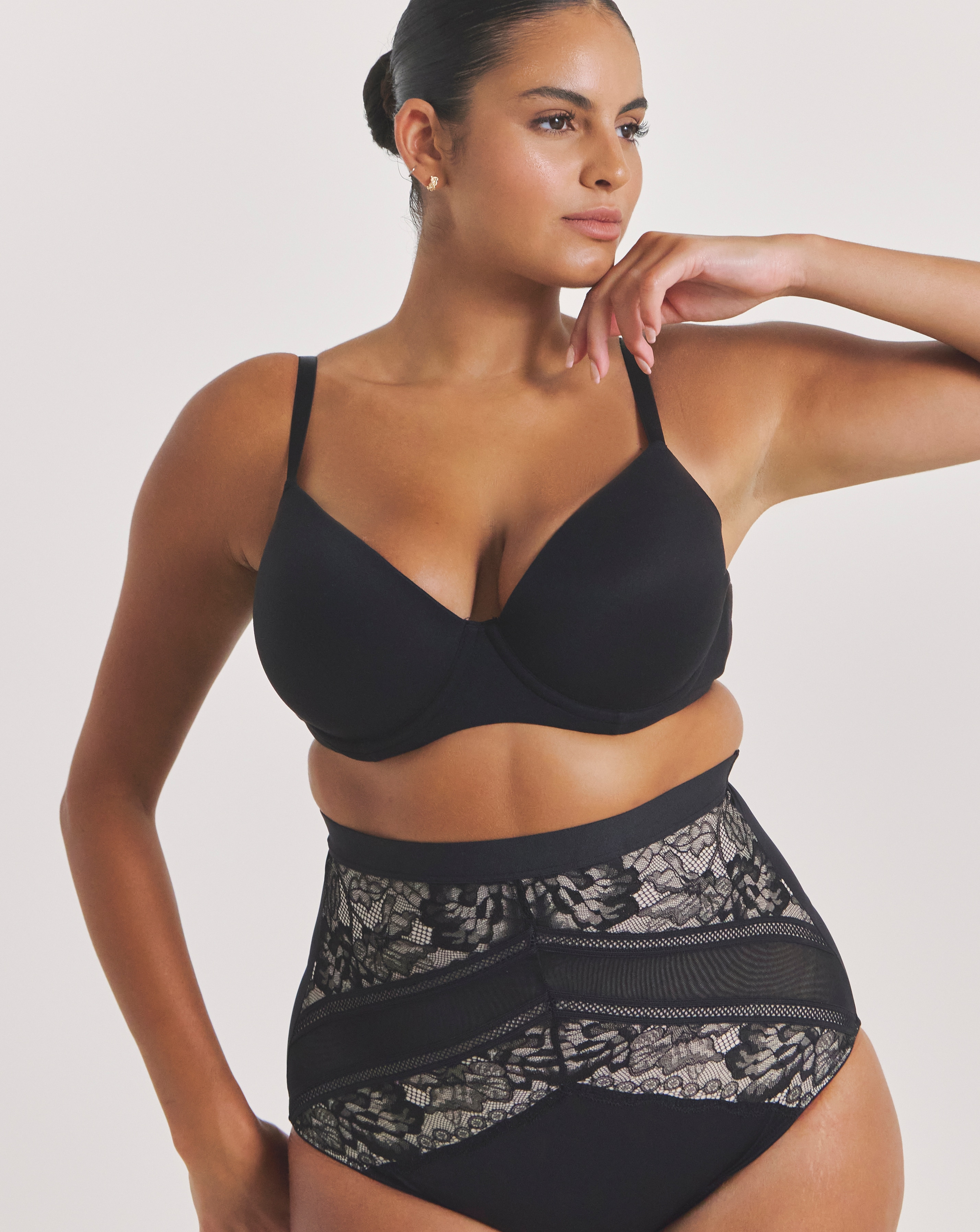 Sculpt Lace Mesh Firm Control Shapewear