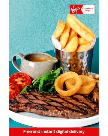 Slug and Lettuce Steak with Beer or Wine for Two E - Voucher - 53 Locations