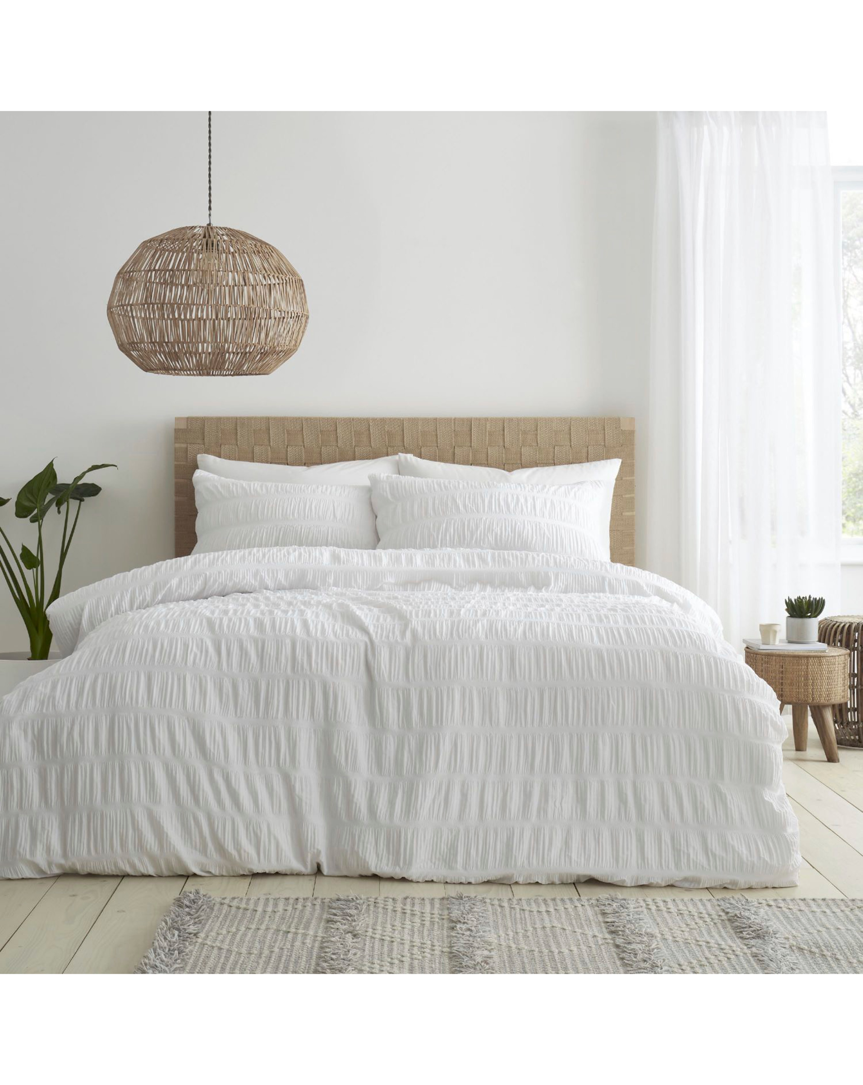 Seersucker Duvet Cover Set