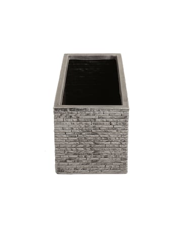 Charles Bentley Slate Pewter Trough Planter