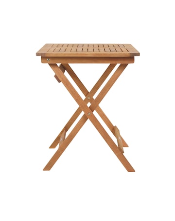 Charles Bentley Wooden Square Folding Bistro Table
