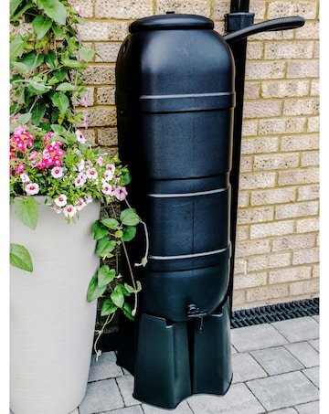 Charles Bentley 100L Slimline Garden Water Butt & Kit