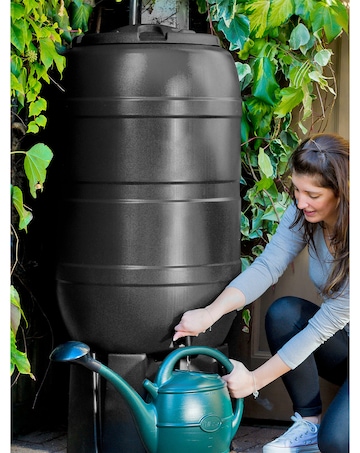 Charles Bentley 210L Garden Water Butt & Set with Box
