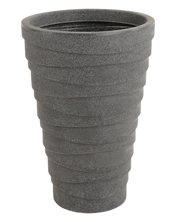 Charles Bentley Trojan Charcoal Pot Planters - Set of 2