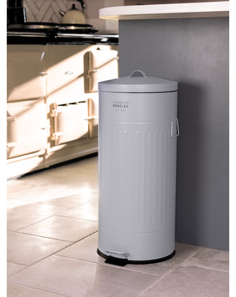 New In - Charles Bentley 30L Round Kitchen Bin