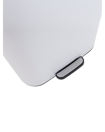 Charles Bentley 30L Slimline Rectangular Kitchen Pedal Bin