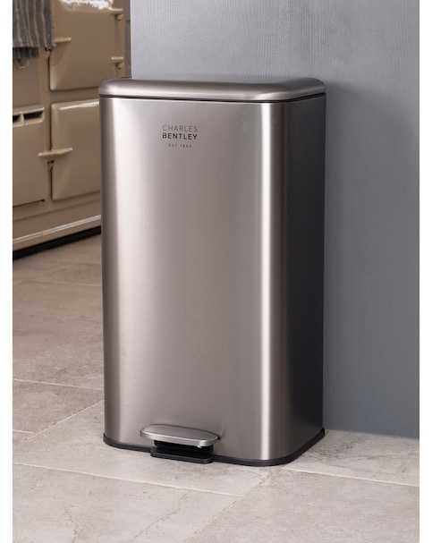 New In - Charles Bentley 30L Slimline Kitchen Bin