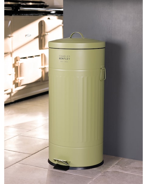 New In - Charles Bentley 30L Round Kitchen Bin