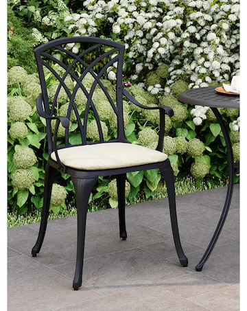 Charles Bentley Cast Aluminium Bistro Table And Chairs Set