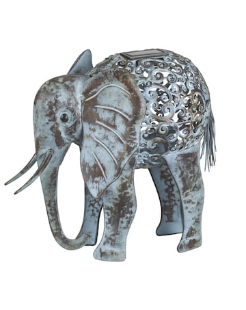 Solar Silhouette Elephant