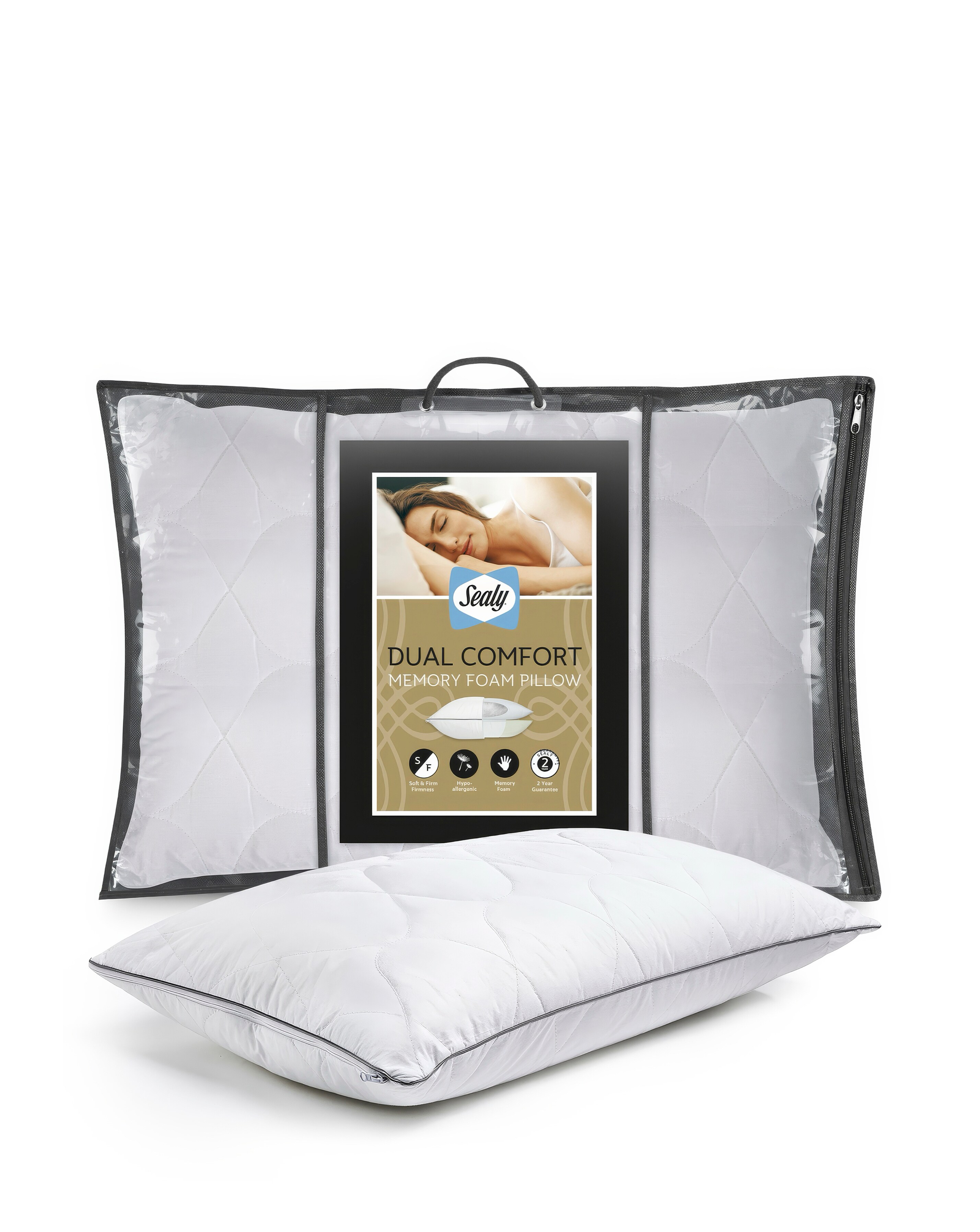Sealy Dual Comfort Memory Foam Pillow