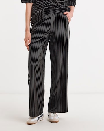 Stripe Trouser With Side Panel