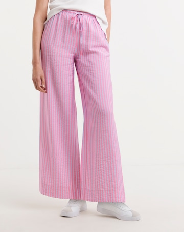 Stripe Wide Leg Trouser