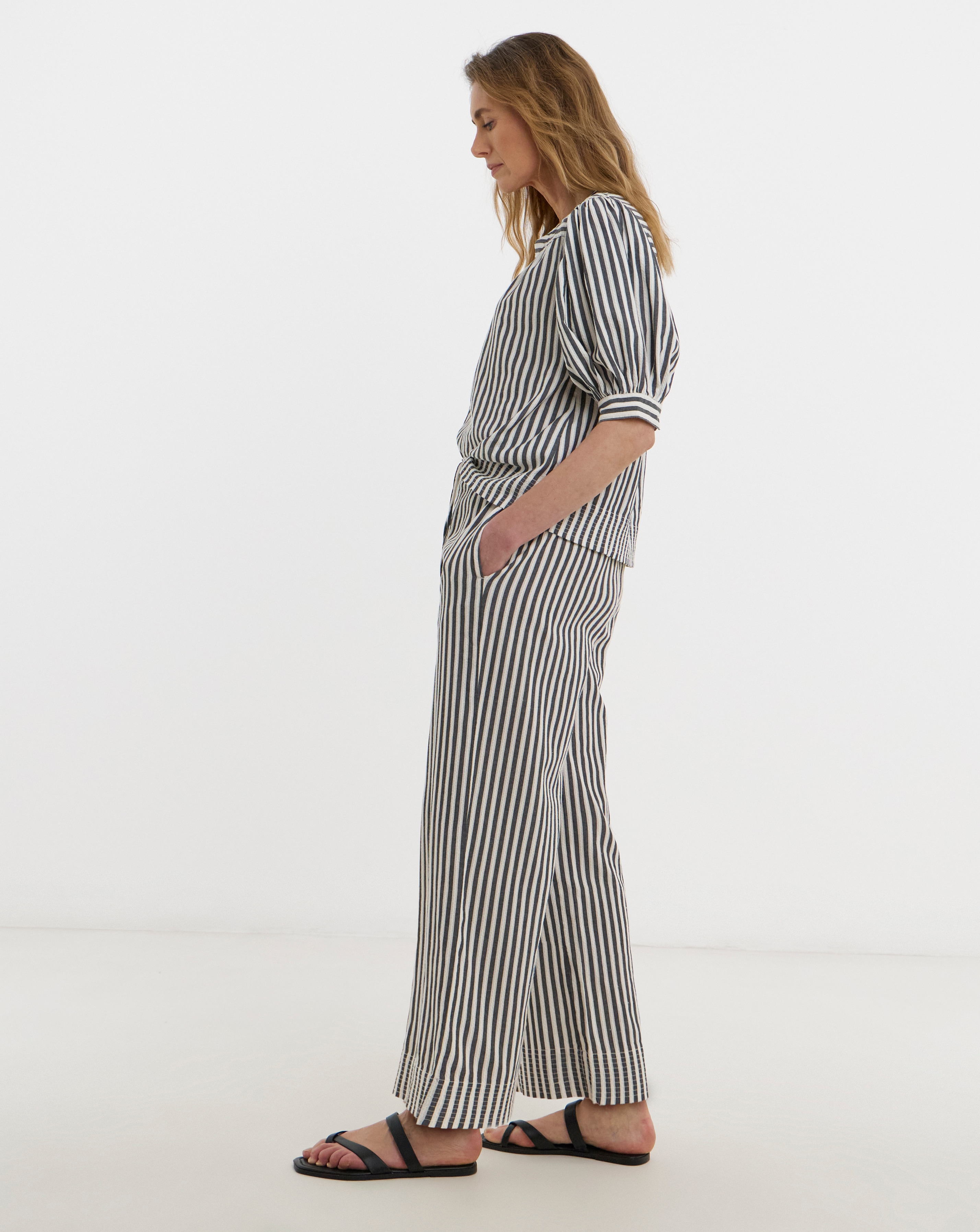New In - Stripe Stitch Detail Trouser