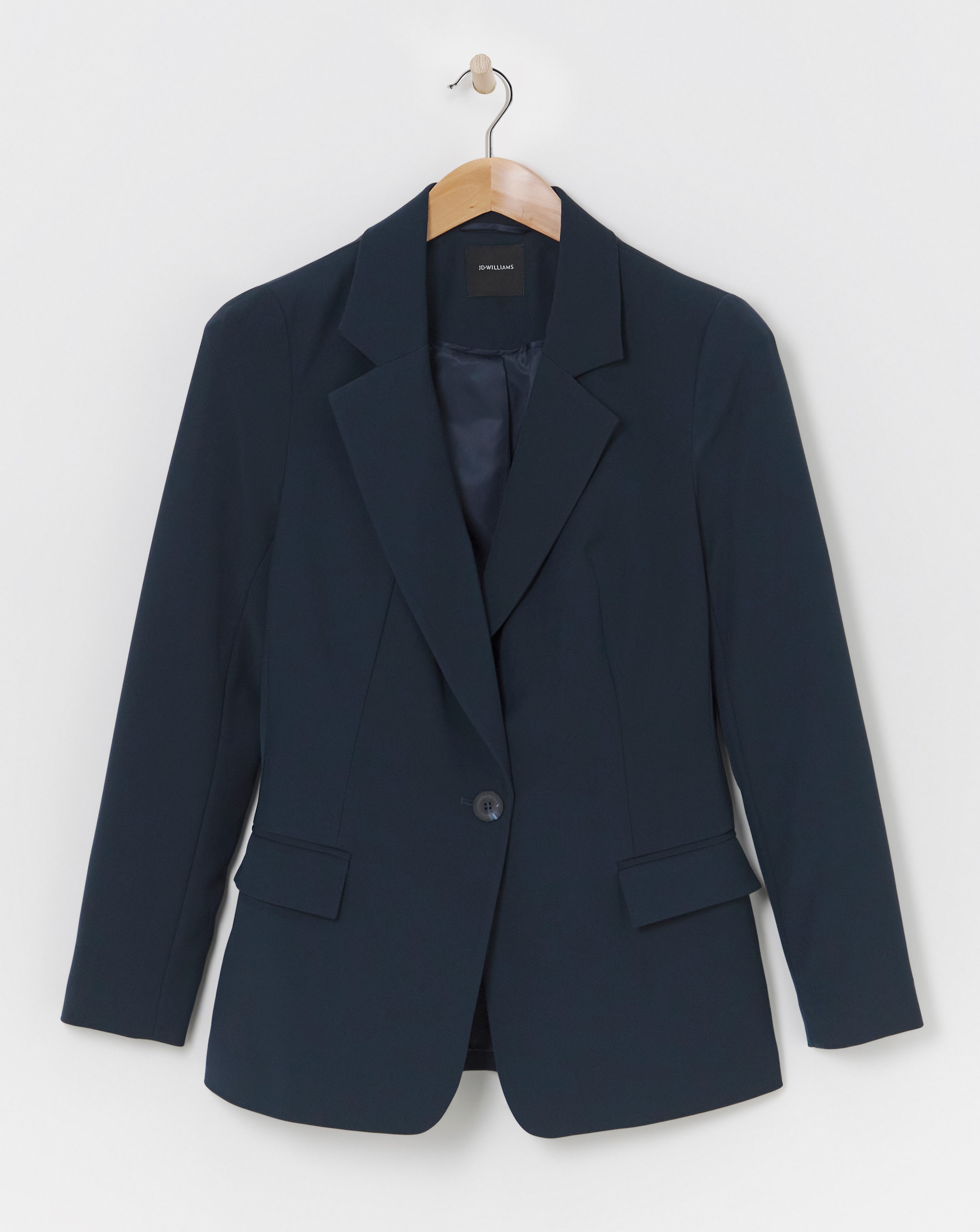 PVE Blazer With Wide Lapel