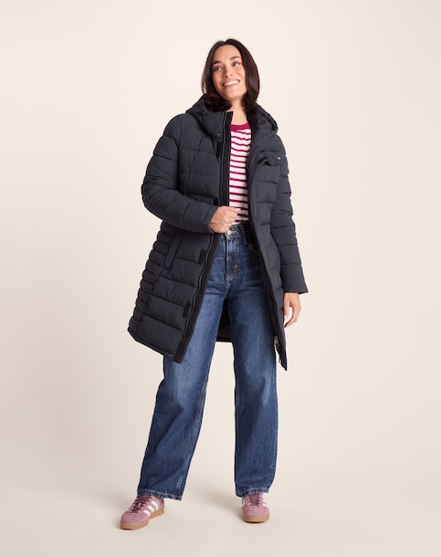 Tog24 Kirkham Womens Long Shower Resistant Insulated Jacket