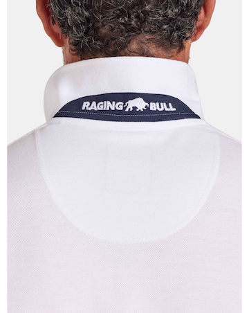 Raging Bull Classic Organic Polo White