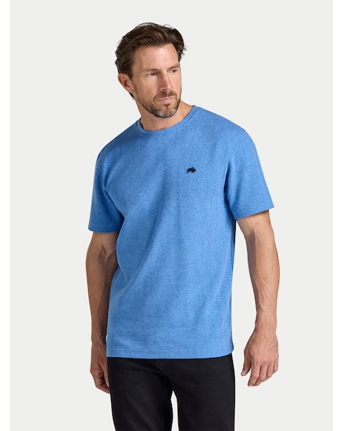 Raging Bull Classic Organic Tee Denim Blue