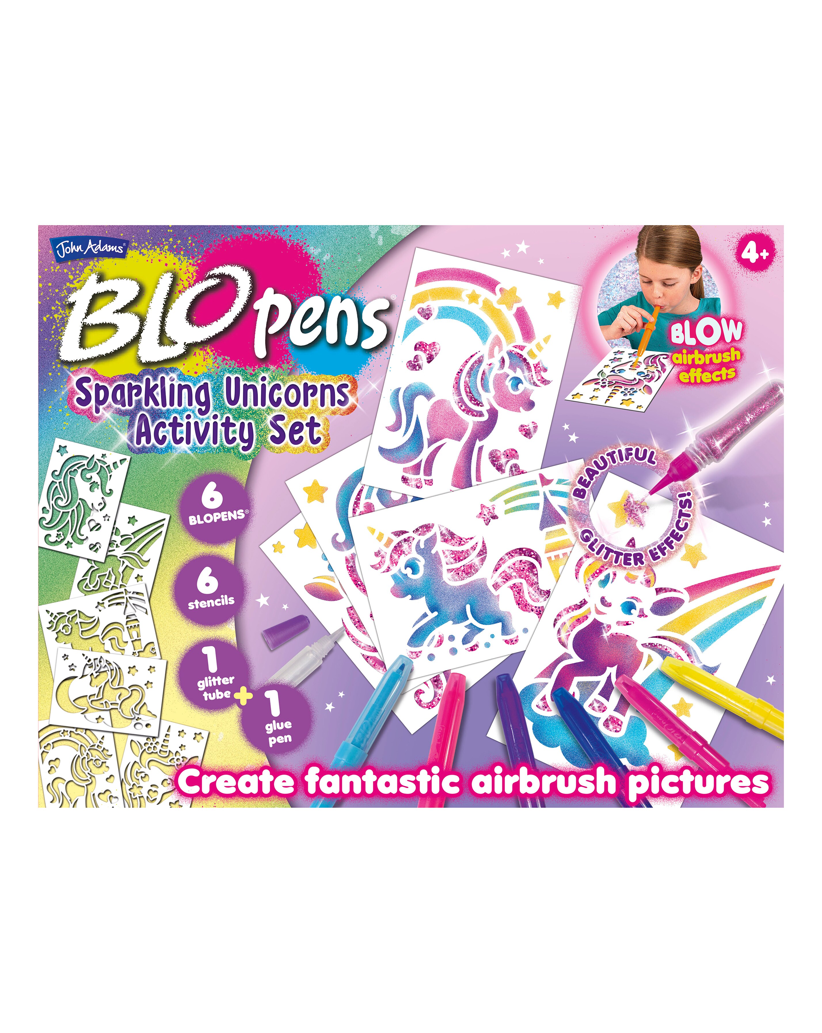BLOPENS Sparkling Unicorn Activity Set