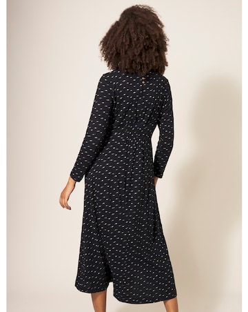 White Stuff Billie Metalic Jersey Dress