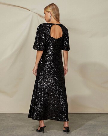 Ro&Zo Evor Sequin Midi Dress