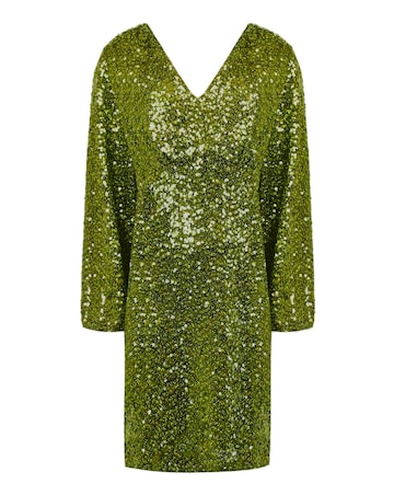 Ro&Zo Cluster Sequin Mini Dress