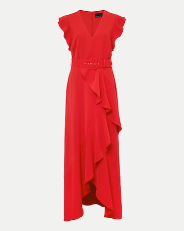 Phase Eight Pheobe Frill Belted Dress