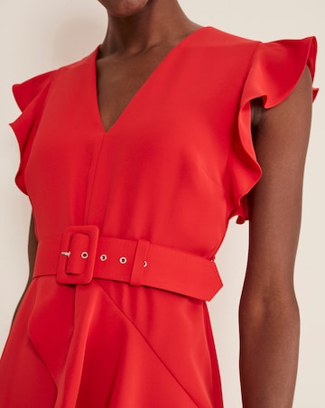 Phase Eight Pheobe Frill Belted Dress