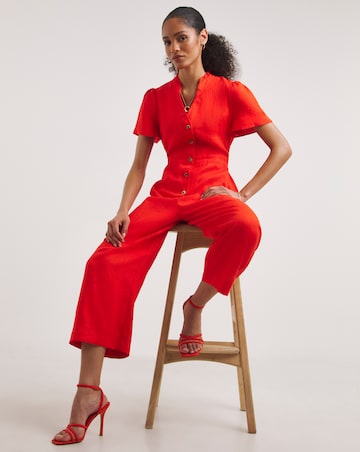 Whistles Emmie Linen Jumpsuit