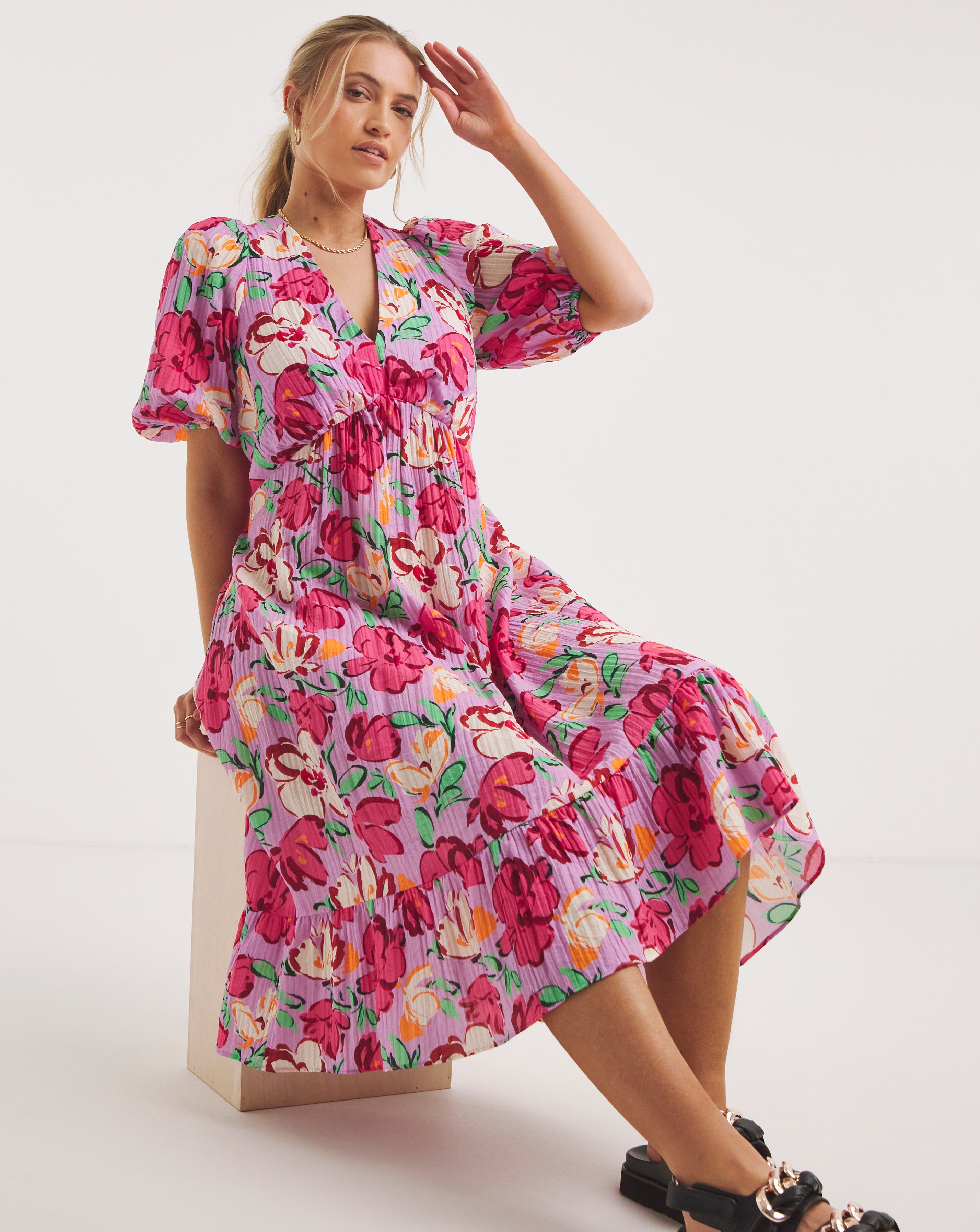 Nobody's Child Amy Midi Dress