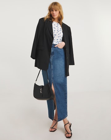 French Connection Betsy Crepe 3/4 Sleeve Top