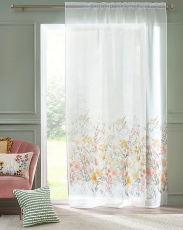 Catherine Lansfield Countryside Floral Voile