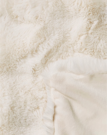 Bubble Faux Fur Throw